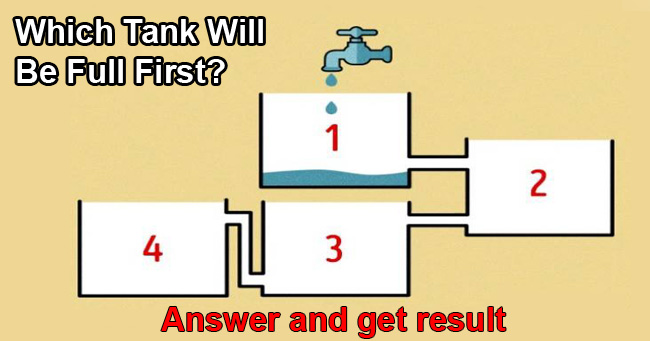 Which Tank Will Be Full First? - QUIZ