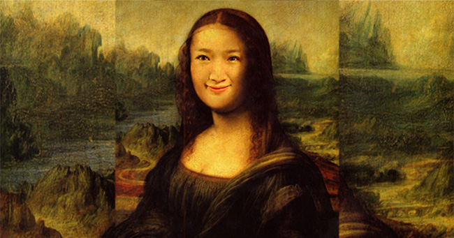 What do you look like with the image of Mona Lisa?