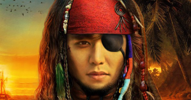 What do you look like when you are a pirates of the Caribbean?